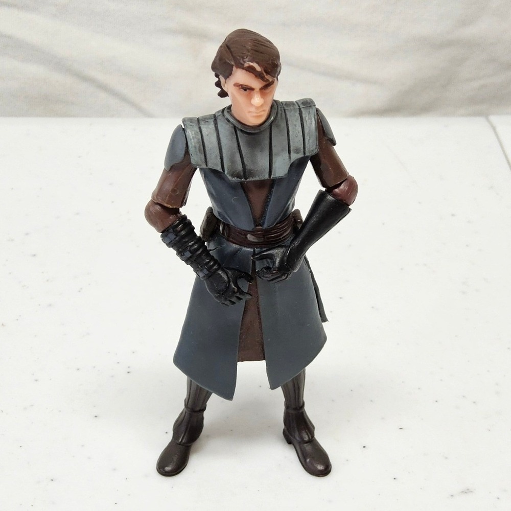 Hasbro Anakin Skywalker Action Figure‎ Kids 3.75 Inch Blue Clone Wars 2008